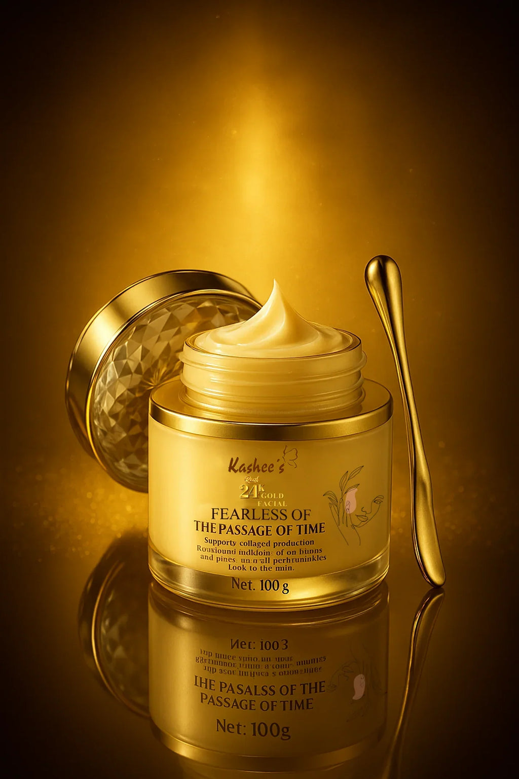 Kashees Real 24K Gold Facial Box AZADI-DEAL